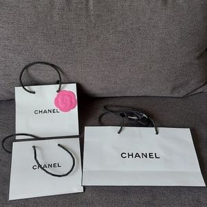 Chanel beauty makeup paper bag